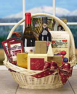 Premium Wine and Gourmet Basket